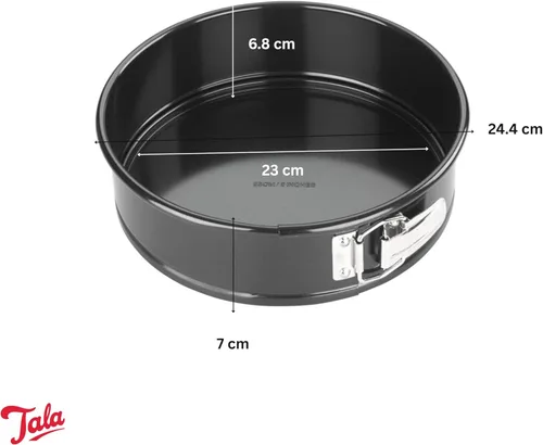 Vista 3 de Tala - Molde antiadherente para tartas (9 pulgadas), color negro