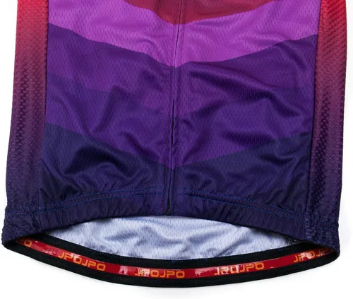 Vista 7 de Camiseta de ciclismo para mujer, manga corta y pantalones cortos de ciclismo acolchados para verano