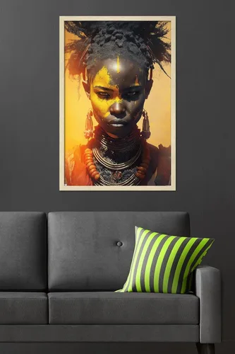 Vista 6 de Trends International Wumples - Beautifully Fierce Wall Poster, 34L x 22.4W, Blonde Framed Version