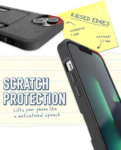 Vista 4 de Smartish - Personalidad espinosa - Funda tipo cartera para iPhone 15 - Wallet Slayer Vol 1 [delgado + protector] tarjetero - Compatible con iPhone 15