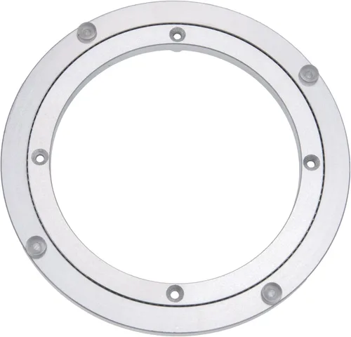 Vista 9 de Placa giratoria de aluminio resistente Lazy Susan con rodamiento giratorio para mesa de comedor (4 pulgadas)