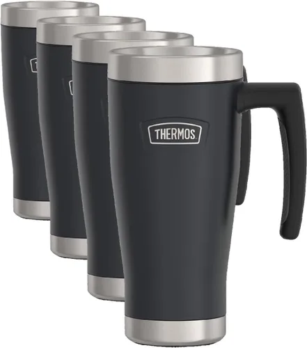 Vista 9 de THERMOS ICON SERIES, Taza de acero inoxidable, Glaciar, 16 onzas