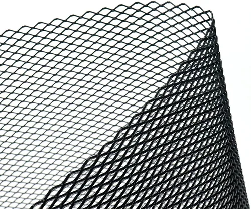 Vista 4 de Modengzhe - Malla para parrilla de auto de 40 x 13 pulgadas, negra universal, malla de aleación de aluminio para rejilla de auto, rollo