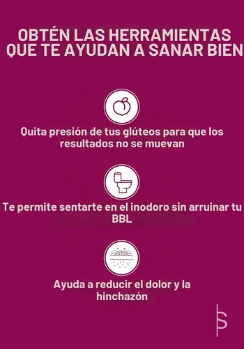Vista 4 de BE SHAPY Almohada inflable para glúteos Almohada BBL después de la cirugía Almohadas de glúteos para sentarse después de la cirugía Cojin Post