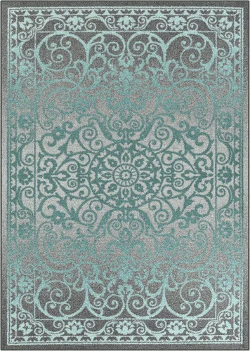 Vista 13 de Maples Rugs Pelham - Alfombra vintage para sala de estar y dormitorio [Hecha en EE.UU.]