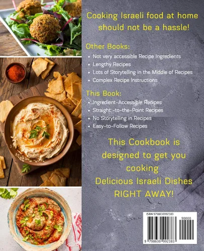 Vista 2 de Israeli Cookbook 65 of the Best, Beginner-Friendly, Delicious, Easy-to-Follow, and Ingredient-Accessible Recipes in Israeli Cuisine