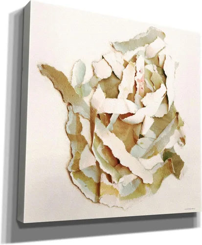 Vista 2 de Epic Graffiti Kamdon Kreations - Lienzo decorativo para pared, diseño giclée "Nested with Grace", 12 x 12 pulgadas