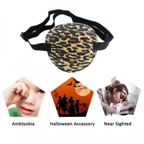 Vista 4 de Paquete de 4 parches para los ojos, parche médico suave ajustable para ambliopía y cubierta para ojos perezosos para niños/adultos, 4