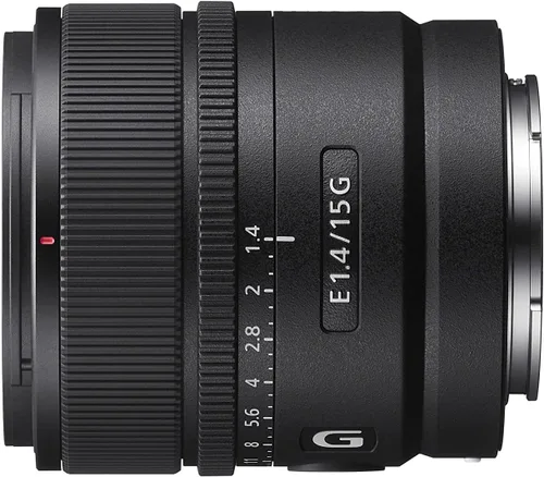 Vista 5 de Sony E 15mm F1.4 G APS-C Lente de gran apertura gran angular G de 15 mm