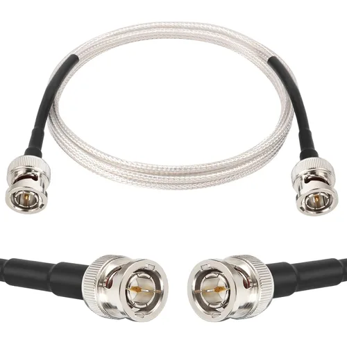 Vista 9 de XRDS -RF 2 piezas de cable SDI de 1 pie, cables de puente HD-SDI BNC macho de 75 ohmios RG179 para cámara de video BMCC