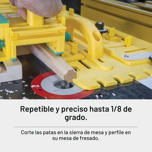 Vista 8 de Plantilla para corte oblicuo para carpintería (funciona con el GRR-RIPPER), de Microdial
