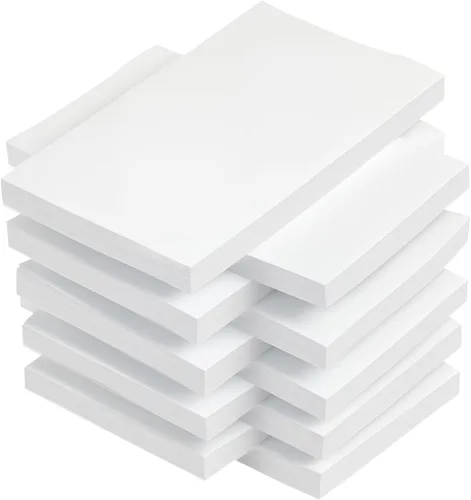 Vista 7 de Notas adhesivas blancas de 3 x 3 pulgadas, 1000 hojas, súper adhesivas para oficina, estudio