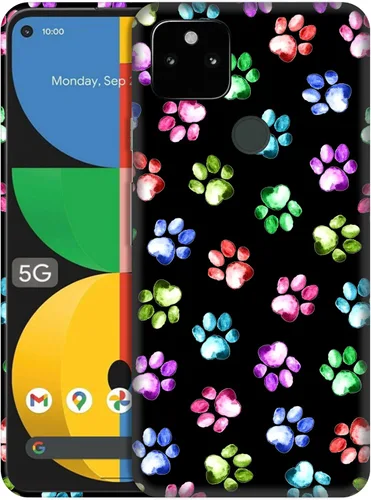 Vista 32 de GlamCase for Google Pixel 5a 5G, Pixel 5a Case - Basketball On Fire Printed Cute Slim Fit Hard Plastic Protective Designer Back Phone Case/Cover for