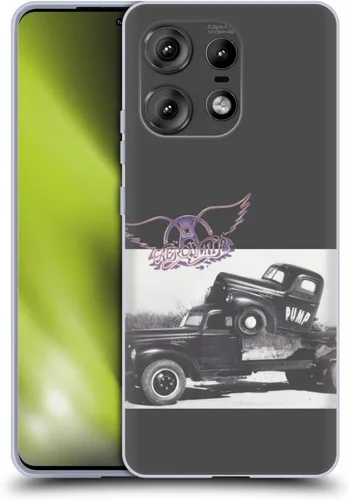 Vista 46 de Head Case Designs Officially Licensed Aerosmith 1987 Permanent Vacation Black and White Gel Case [Military Grade Protection] Compatible with Moto E7