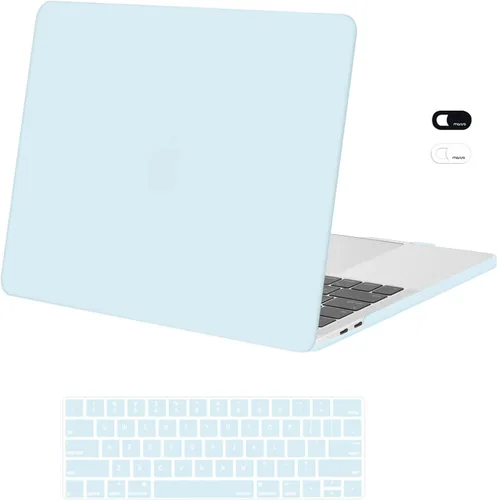 Vista 17 de MOSISO - Carcasa rígida de plástico, compatible con MacBook Pro de 13 pulgadas y cubierta para teclado y cámara web