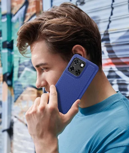 Vista 998 de FNTCASE Funda para iPhone 17 Pro: Fundas delgadas translúcidas de color azul claro compatibles con MagSafe, protección completa de la cámara