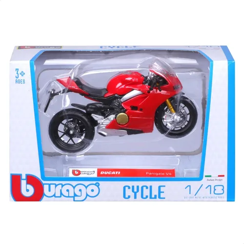 Vista 8 de Bburago B18-51080 1:18 Ducati Panigale V4, negro, 6.7 x 2.8 x 4.3 in; 3.17 oz