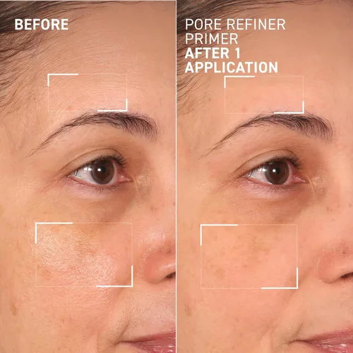 Vista 6 de Dr. Brandt Pores No More, imprimación refinadora de poros, minimiza instantáneamente la apariencia de los poros, absorbe el aceite y matifica