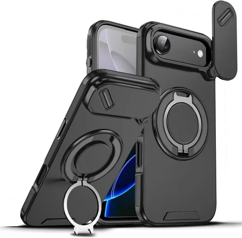 Vista 79 de Dteck Funda para iPhone 16 de 6.1 pulgadas 2024, funda de piel sintética con cierre de botón magnético, ranuras para tarjetas de crédito, función