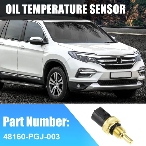Vista 2 de X AUTOHAUX Sensor de temperatura de aceite con junta tórica para VTM 4 para Honda Pilot 2003-2015 para Honda Ridgeline 2006-2014 48160-PGJ-003