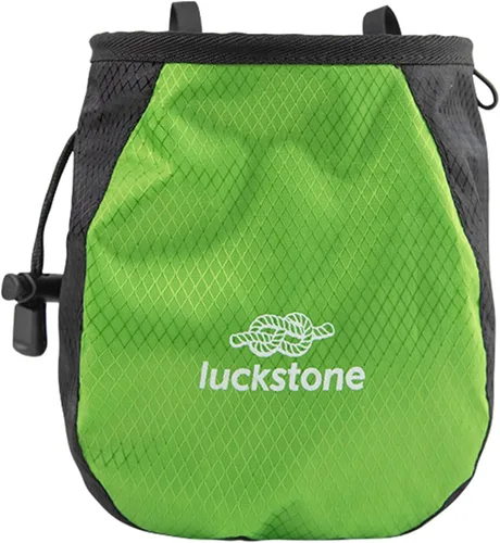 Vista 8 de Bolsa de tiza para escalada en roca, bolsa de tiza ajustable con cordón, bolsa de tiza Bouldering, cubo para escalada en roca, levantamiento