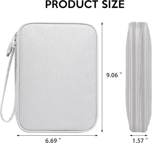 Vista 2 de CILLA Organizador de Electrónica para Viajes, Estuche Organizador de Cables de Viaje, Bolsa Compacta de Accesorios Electrónicos para Cable, Cordón