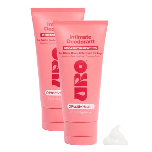Vista 8 de O Positiv URO - Crema desodorante íntima para todo el cuerpo, probada por dermatólogos, hipoalergénica, no irritante, sin aluminio, sin perfume, se