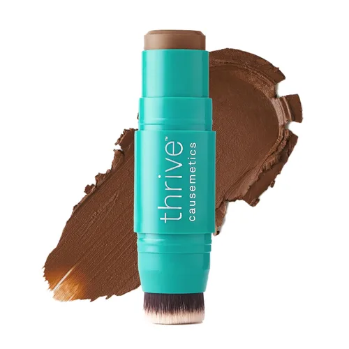 Vista 13 de Thrive Causemetics Crema Bronceador Triple Threat Color Stick, Luz Feria Mo (Fair Light Neutral)