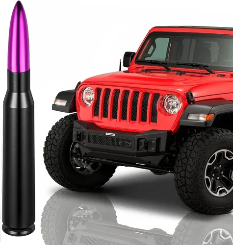 Vista 9 de Antena de bala de coche de 5.4 pulgadas para Ford Serie F F150 F250 F350 GMC Sierra Jeep Patriot 2007-2017 Chevy Silverado Dodge RAM 1500 2500 3500