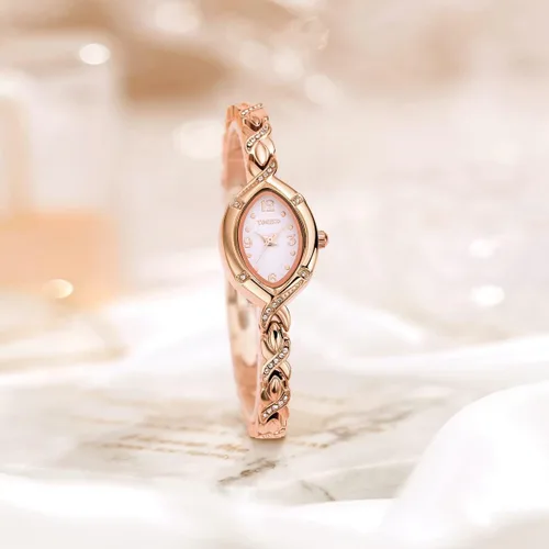 Vista 4 de Time100 Women's Watches Bracelet Dial Ladies Fashion Dress Quartz Wrist Watch Oval Square Round Mini Women Watch Waterproof