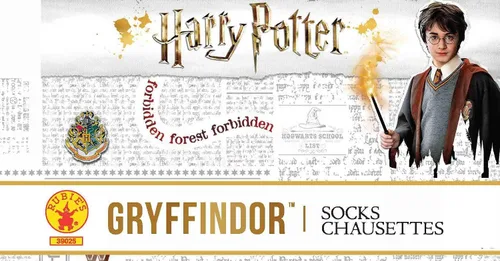 Vista 4 de Rubies - Calcetines de Harry Potter para adultos Gryffindor