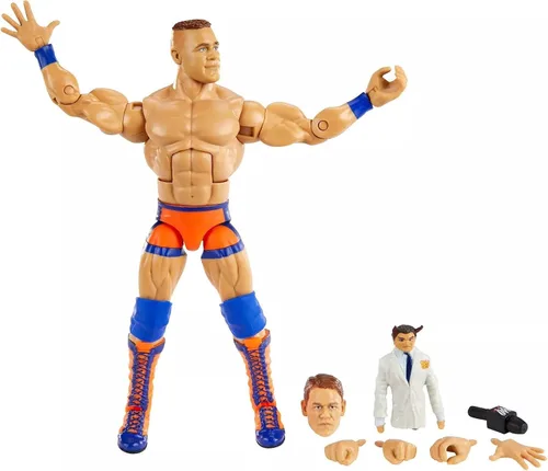 Vista 4 de WWE Mattel Elite Legends Series 10 John Cena Figura de juguete