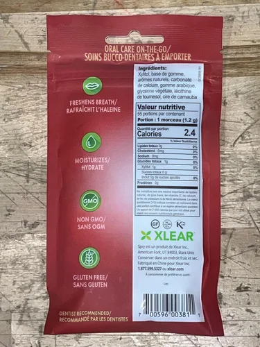 Vista 2 de Spry On The Go Fresh - Sistema de defensa dental de xilitol natural, sin aspartamo, sin azúcar, sin OMG (canela, 55 unidades, paquete de 1)