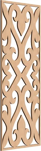 Vista 114 de Keene Paneles de pared decorativos de madera con calado, 9 3/8 pulgadas de ancho x 24 3/8 pulgadas de alto x 1/4 de alto, abedul Birch