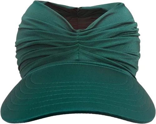 Vista 2 de Sombreros de visera para mujer, ala grande, protección UV, plegable, para deportes, playa, golf, senderismo