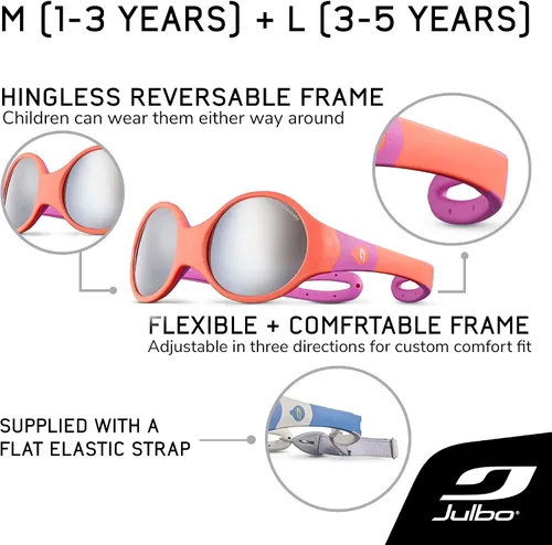 Vista 4 de Julbo Loop L - Gafas de sol juveniles con lente Spectron (3-5 años)