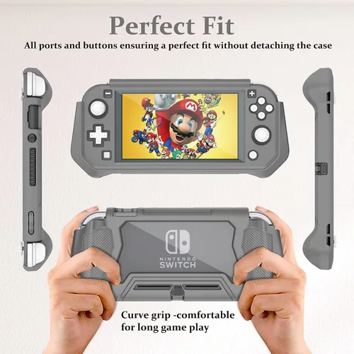 Vista 3 de Protective Case for Nintendo Switch Lite, Full Protection Switch Lite Cover, TPU Shock-Absorption and Anti-Scratch for Nintendo Switch Lite Skin