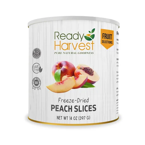Vista 11 de Ready Harvest Alimentos deshidratados - Chips de manzana Alimentos de emergencia Kits de campamento y supervivencia Lata #10 Vida útil de 25