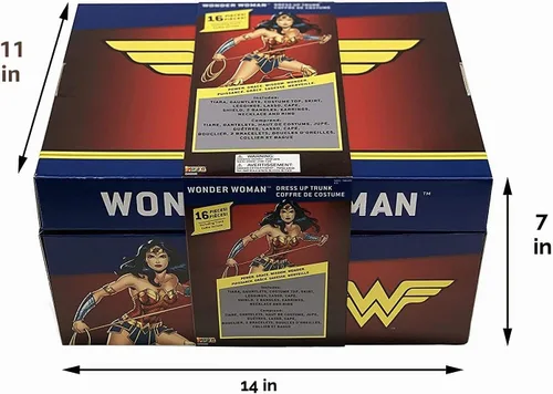 Vista 3 de Rubies DC Comics: Wonder Woman - Traje de baño para niños, talla S de niña