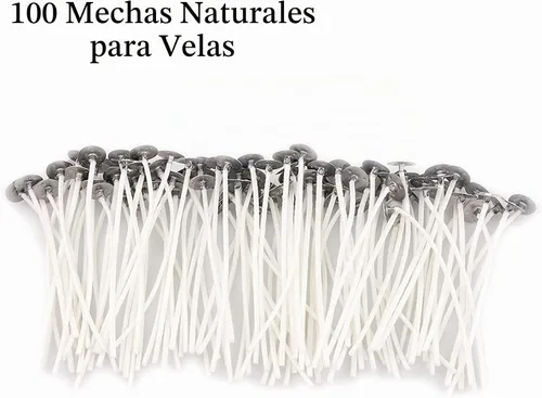 Vista 7 de EricX Light 100 mechas para velas, núcleo de algodón preencerado de 3.5 pulgadas para hacer velas