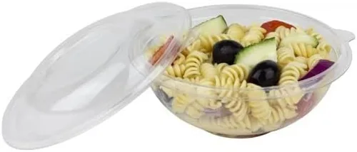 Vista 2 de Karat Tapa para ensaladera de plástico PET de 16 oz (5.748 in) - 500