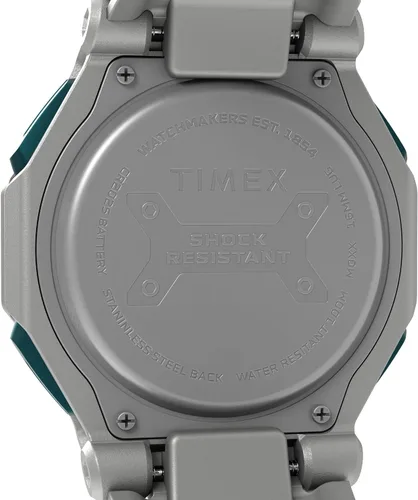 Vista 5 de Timex Reloj Command Encounter de 1.772 in para hombre - Correa blanca con esfera de visualización digital Neg caja blanca, BlancoDigital, Encuentro