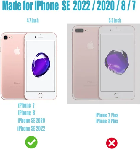 Vista 2 de Funda protectora completa delgada y suave de TPU transparente para iPhone SE 2022/2020, iPhone 8/7/6S/6 - Diseño de música divertida guitarra