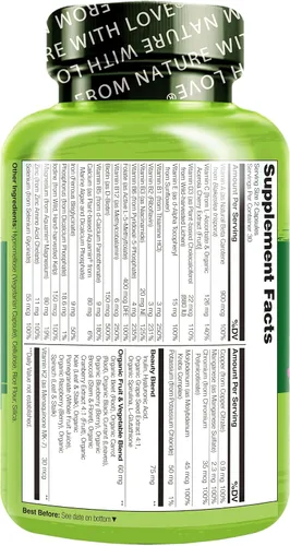 Vista 3 de NATURELO Whole Food Beauty Multivitamínico, 60 unidades de péptido de colágeno en polvo, 45 porciones