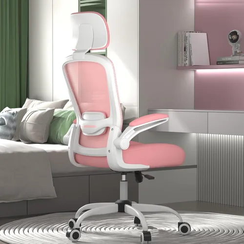 Vista 12 de Mimoglad Silla de Oficina, Silla de Escritorio Cómoda - Silla Ergonómica de Computadora de Respaldo Alto con Soporte Lumbar Ajustable
