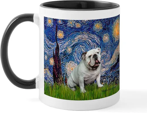 Vista 11 de CafePress French Bulldog Mug 11 oz (325 ml) Ceramic Coffee Mug