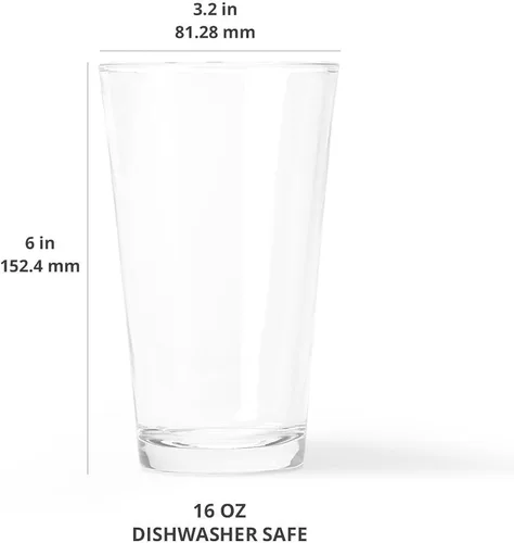Vista 4 de CafePress 90S - Vaso de pinta Pepsi, 16 oz. Vaso para beber