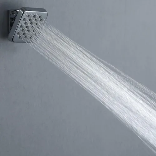 Vista 6 de RANDOM Cromo Ducha Cuerpo Spray Jets Cuadrado Latón Cuerpo Jet Masaje Spa Lluvia Cabezal de ducha de montaje en pared lateral Pulverizador