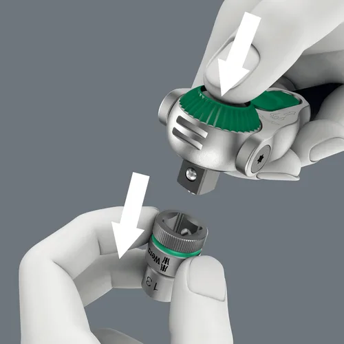 Vista 8 de Wera 8100 SC 2-1/2-Inch Dr. Set 2, multicolor, acero aleado