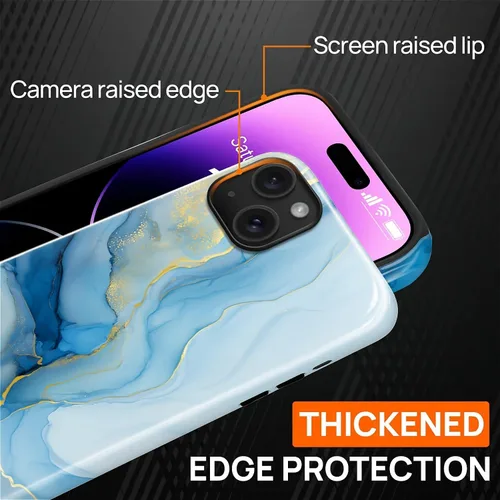 Vista 4 de Funda Compatible con iPhone 13/14 [Compatible con MagSafe] Protección de Doble Capa de Cáscara Dura Híbrida, Funda Magnética Protectora a Prueba